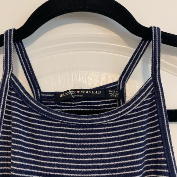 Brandy Melville Tank Top - Navy Blue - Picture 2 of 2